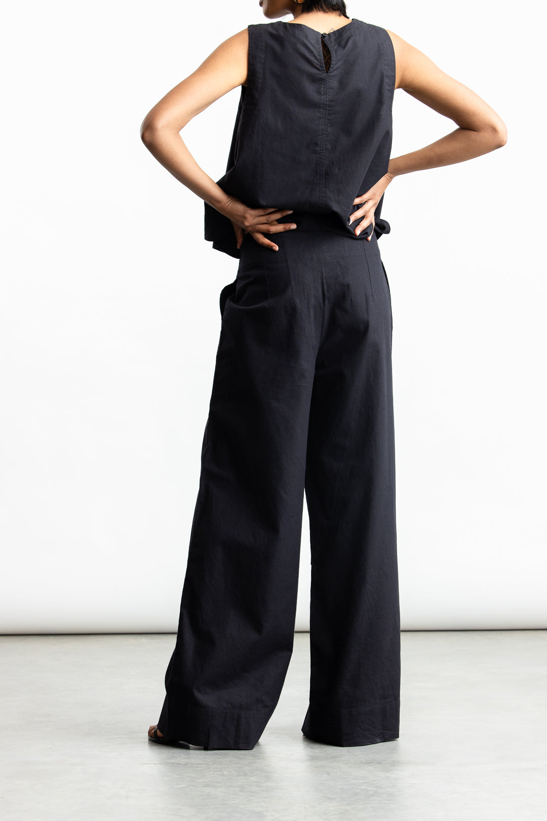 Ilhaam Pull-On Straight Leg _ 167795 _ Black Texture