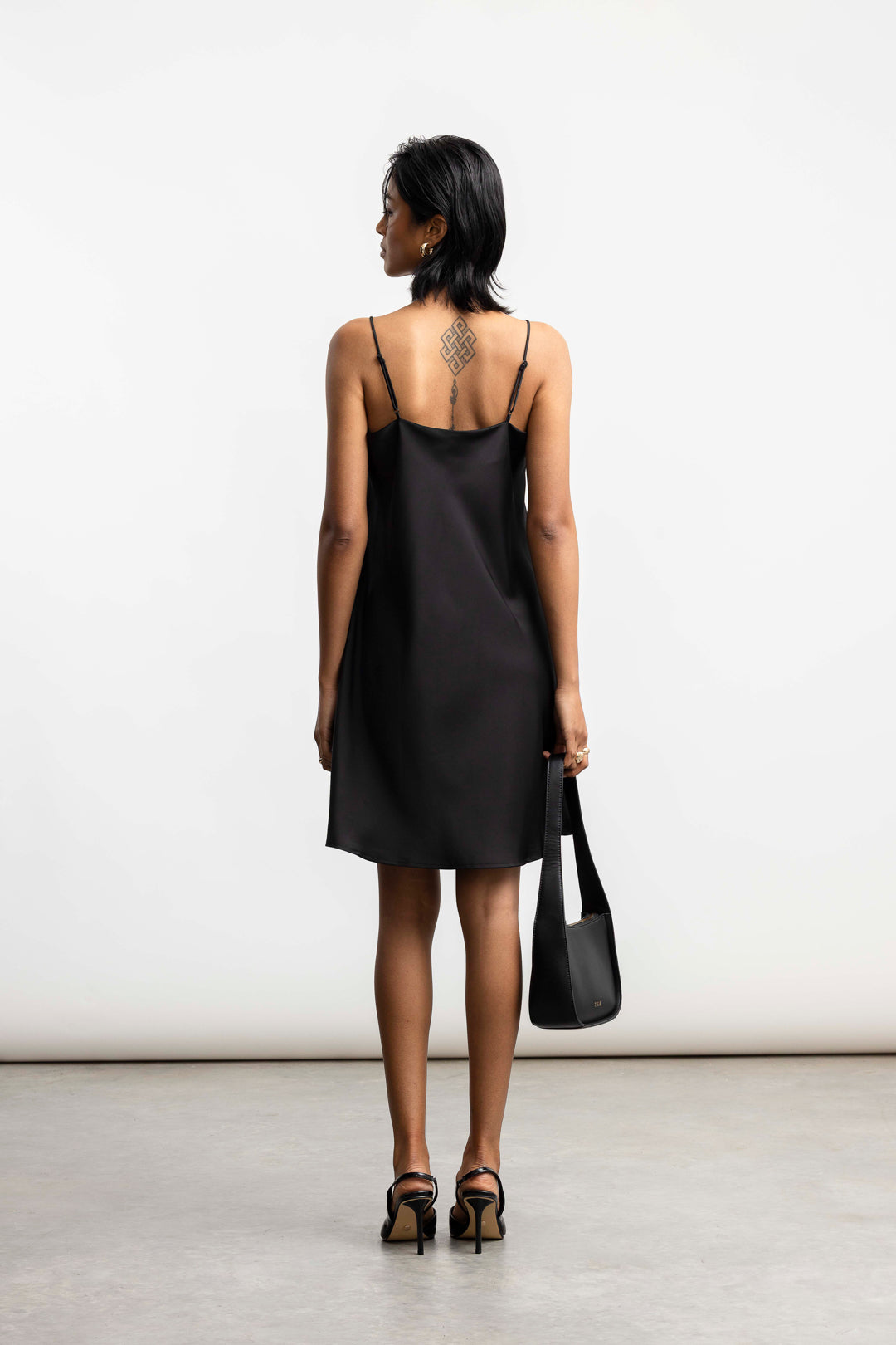 Nokuthula Satin Mini _ 167873 _ Black Texture