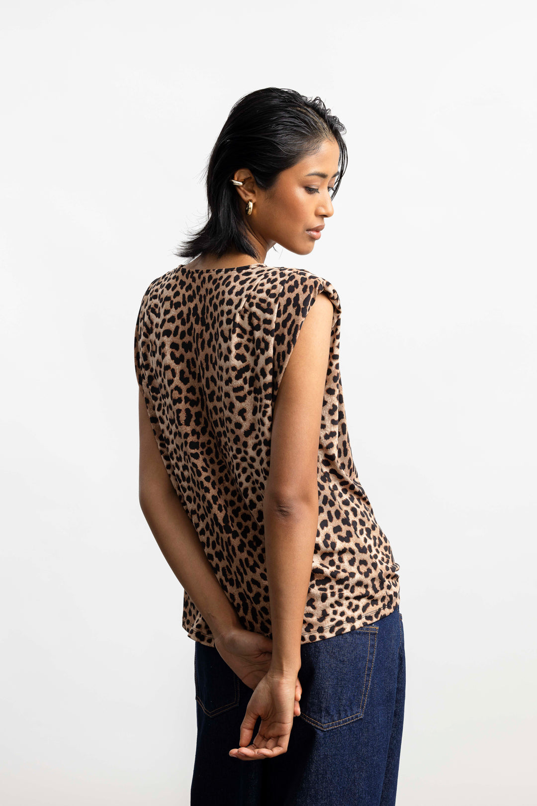Frankie Shoulder Detail Top _ 172501 _ Multi