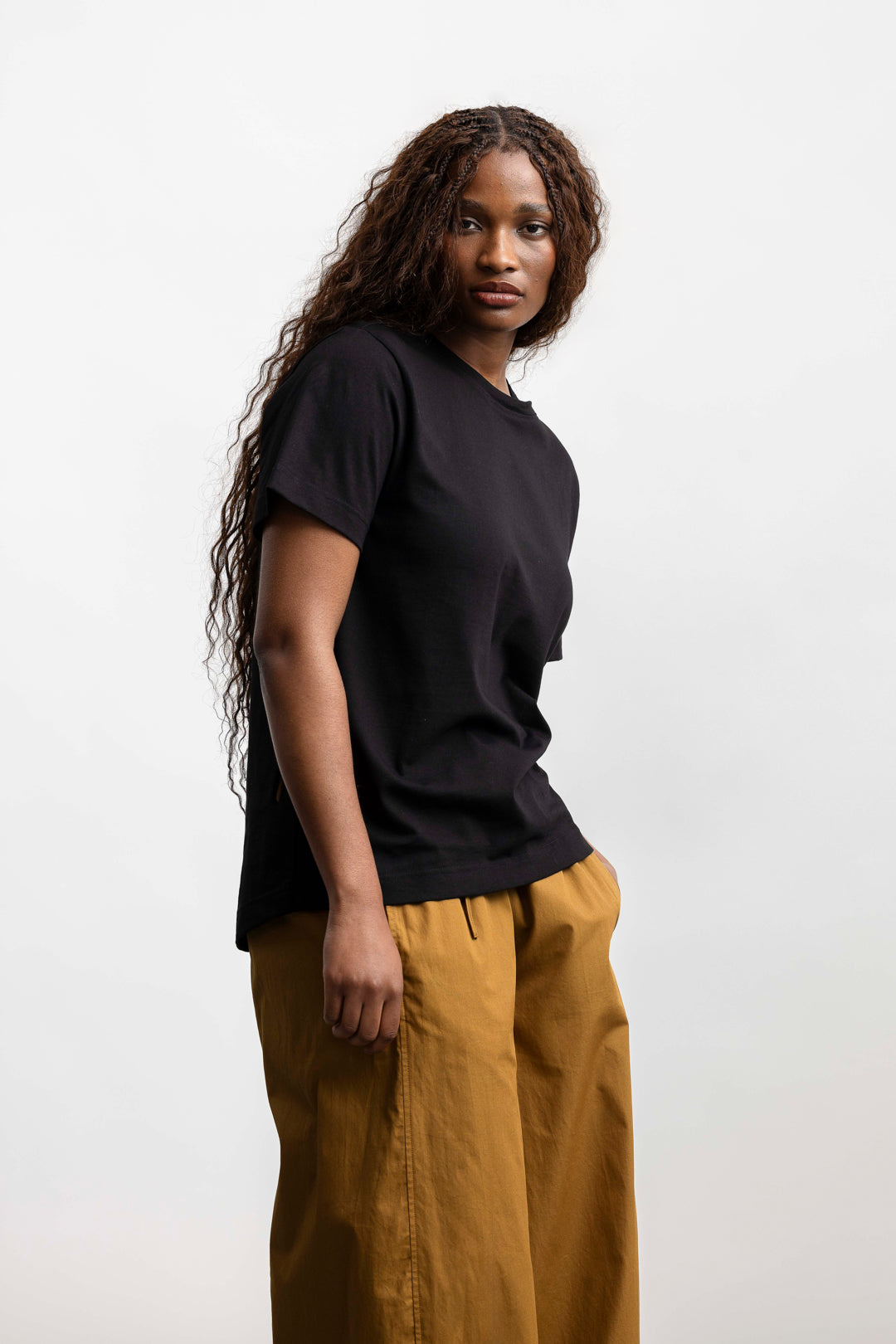 Riley Regular T-Shirt _ 167928 _ Black Texture