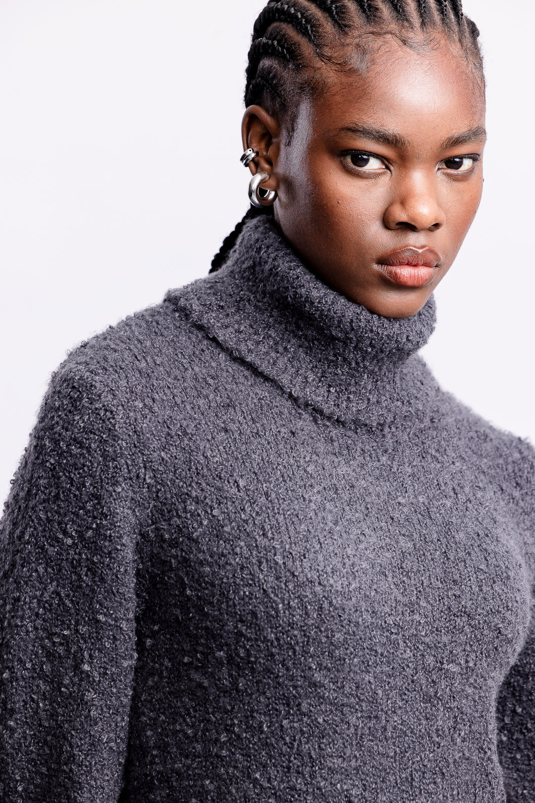 Maryam Knitwear Maxi Dress _ 157103 _ Charcoal