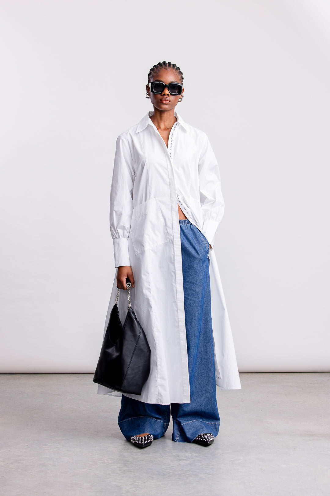 Sheri-Lee Shirt Dress _ 163381 _ White