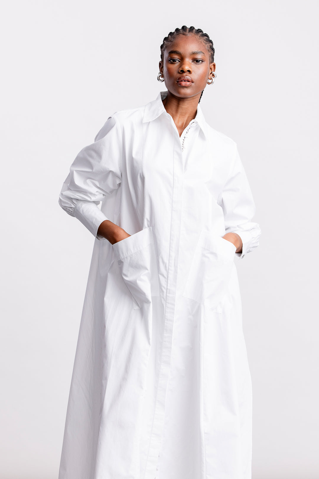 Sheri-Lee Shirt Dress _ 163381 _ White