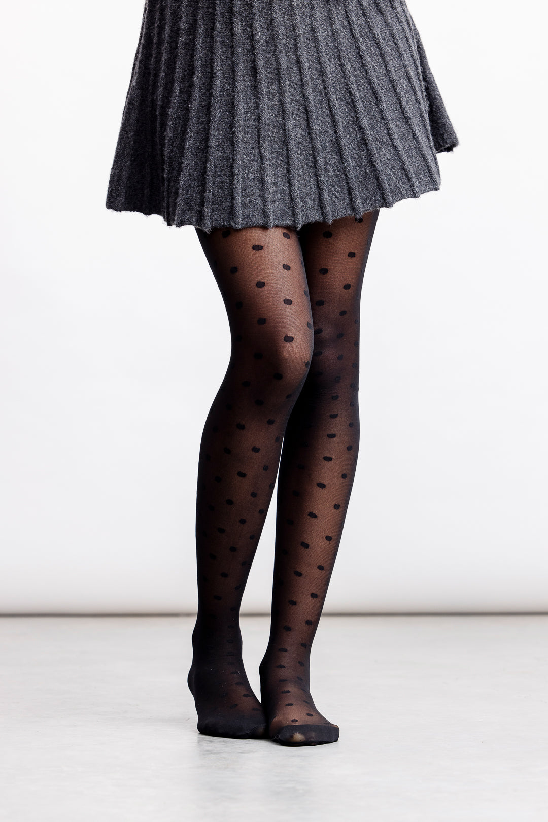 Dottie Stockings _ 161386 _ Black Texture