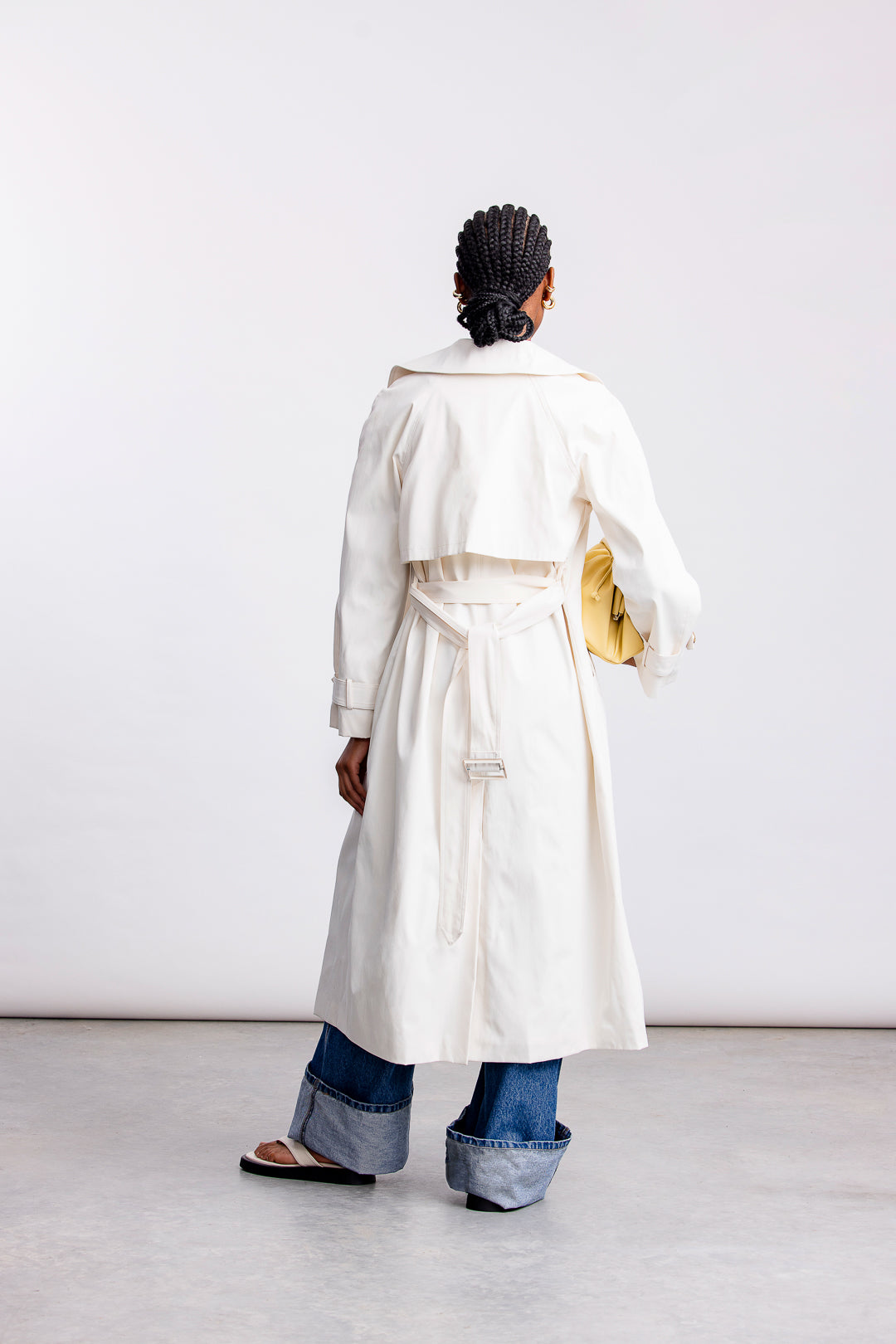 Skye Trench Coat _ 166478 _ Cream