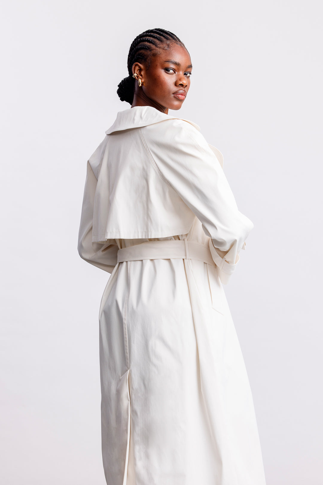 Skye Trench Coat _ 166478 _ Cream