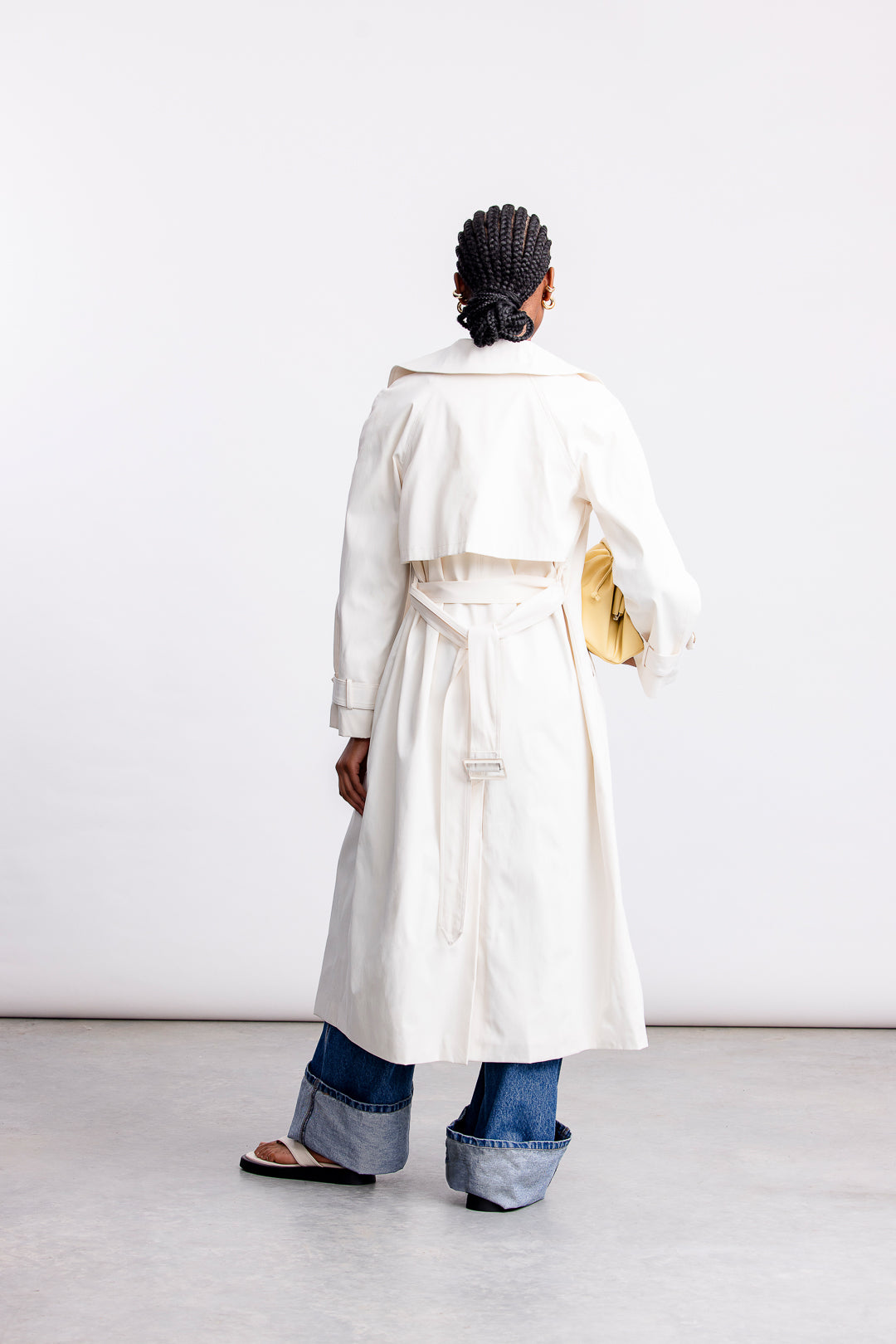 Skye Trench Coat _ 166478 _ Cream