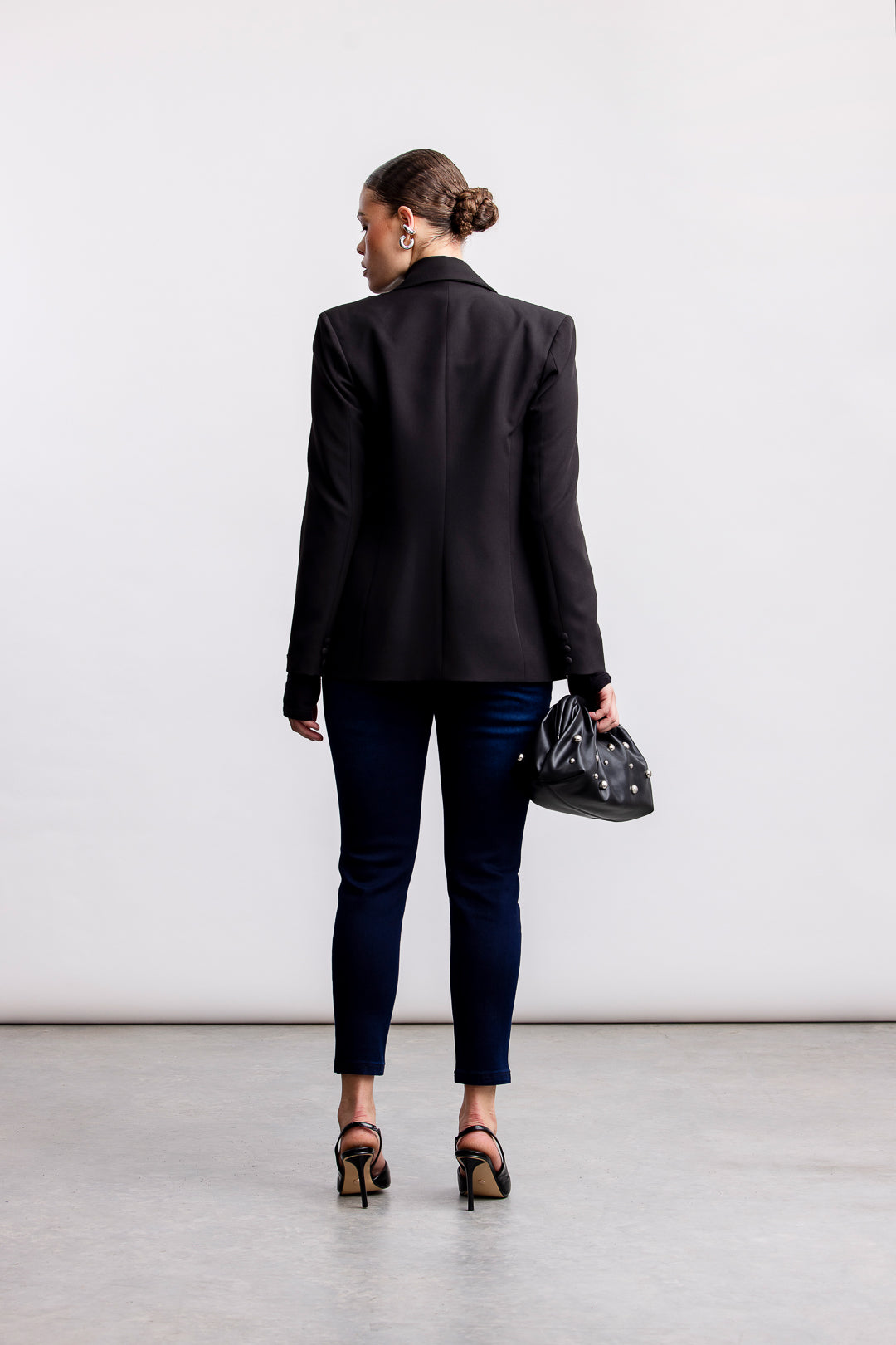 Muneeba Skinny Leg Jeans _ 157091 _ Dark Blue