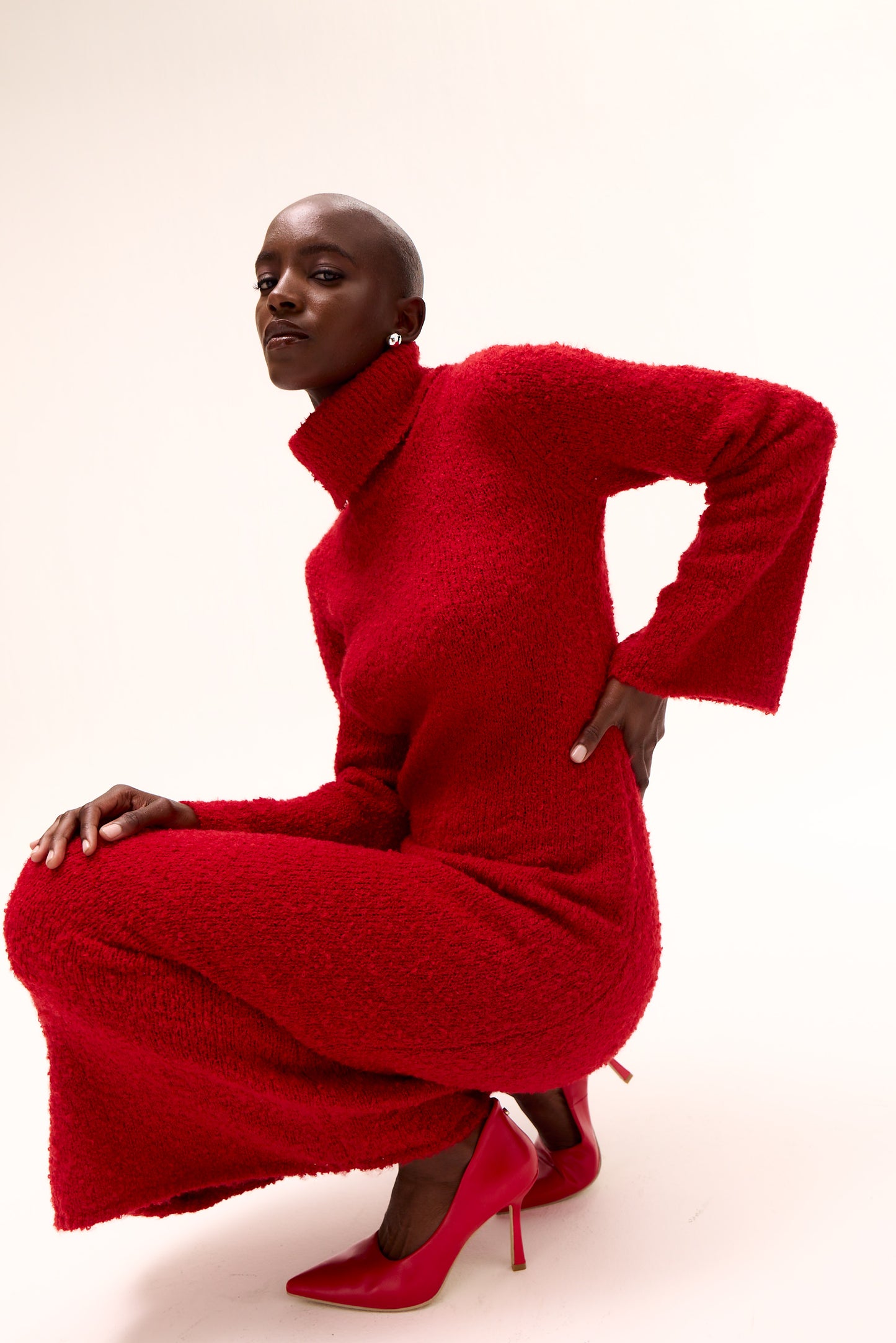 Maryam Knitwear Maxi Dress _ 161830 _ Red