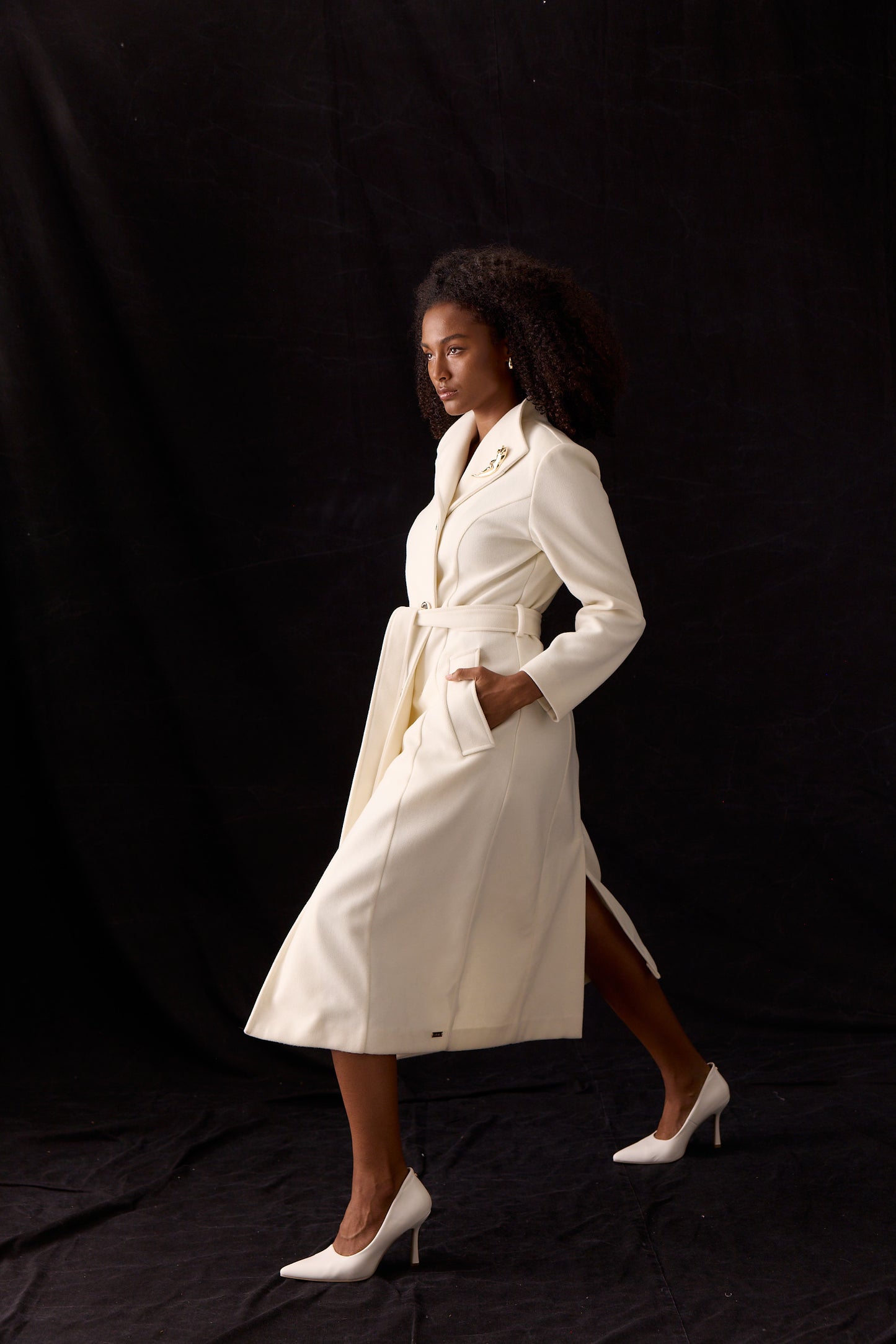 Kelly Court Heel _ 161614 _ Cream