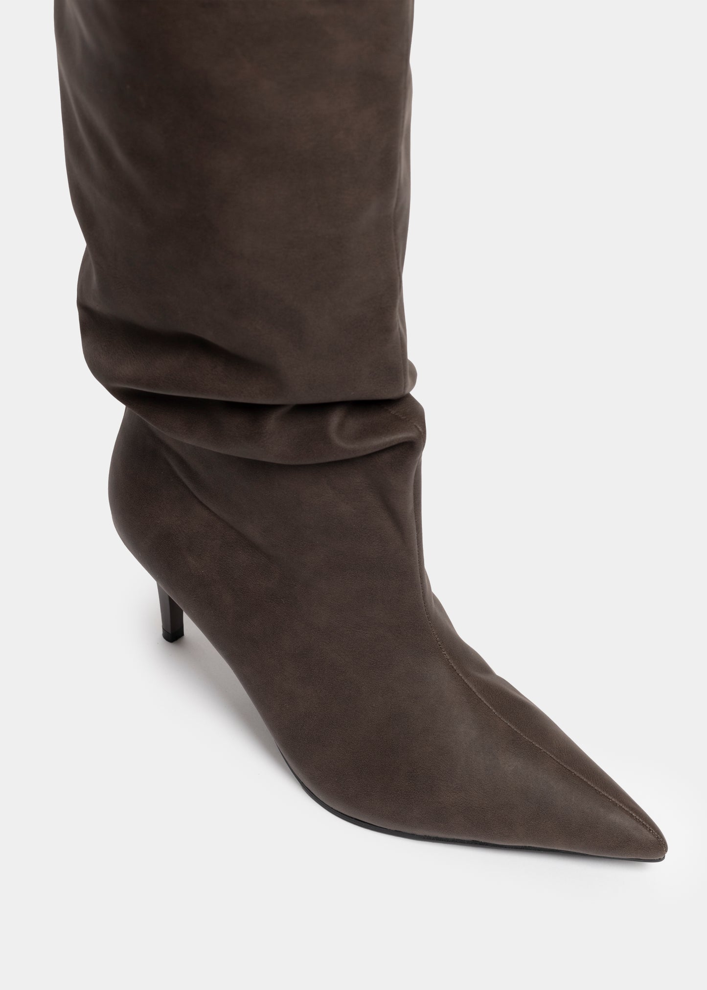 Konaye Slouchy Boot _ 162779 _ Chocolate