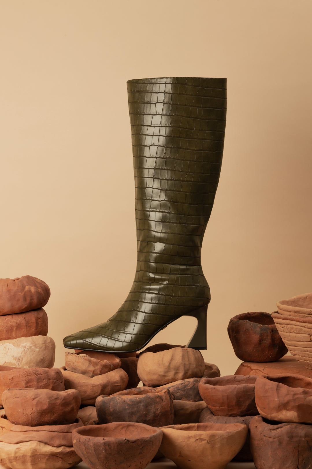 Michelle Long Boots _ 162776 _ Fatigue
