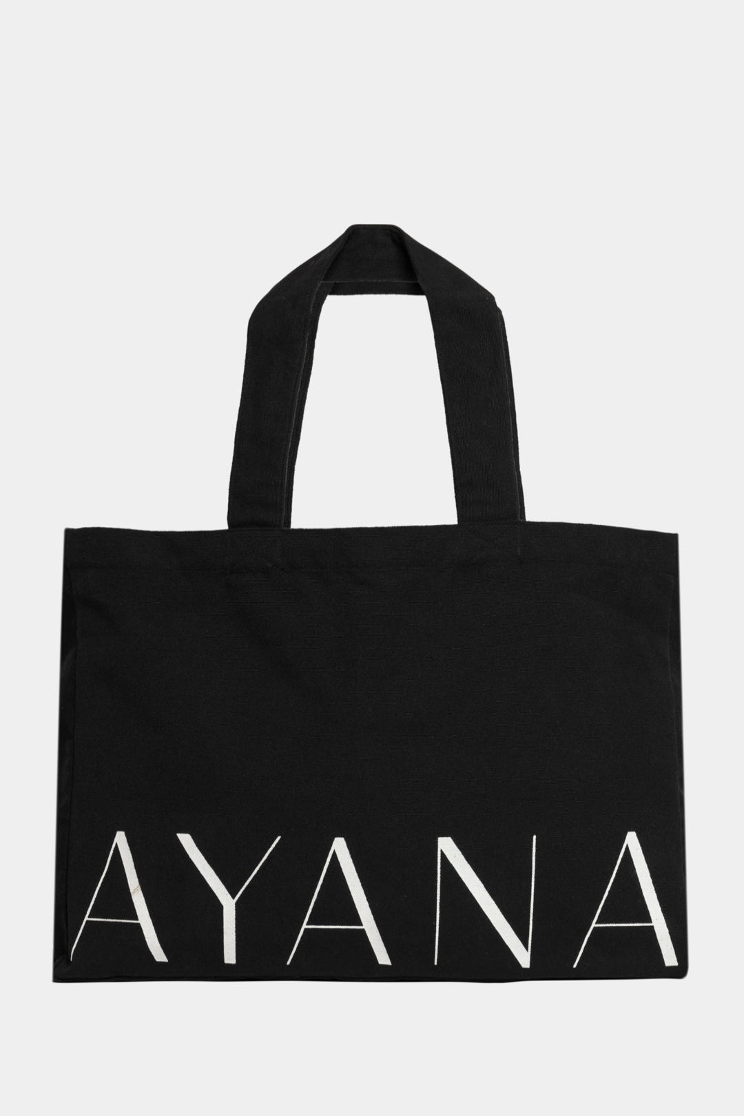 Ayana Branded Tote _ 159172 _ Black Texture