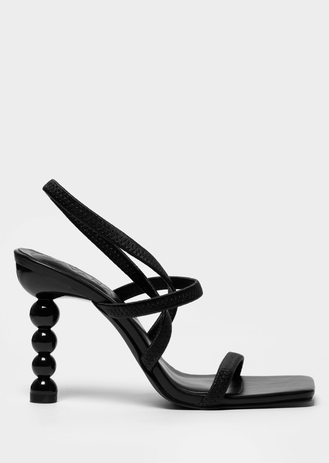 Mmathabo Elasticated Heel _ 170177 _ Black Texture