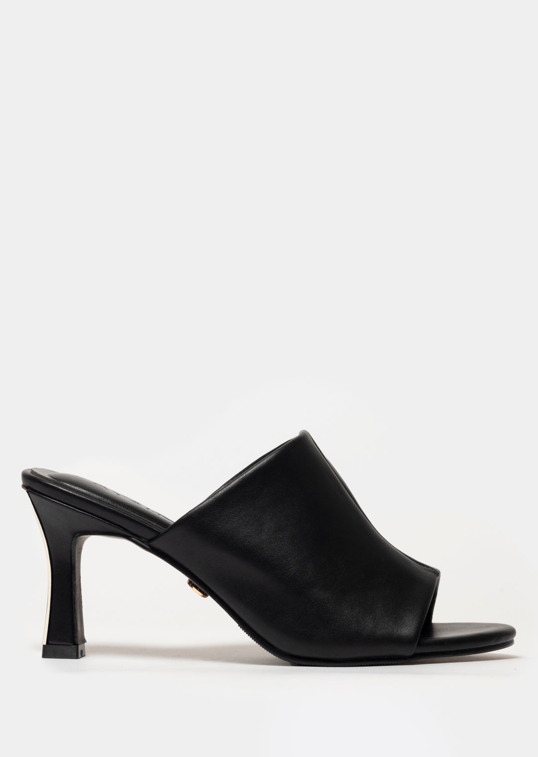 Elle Mule Heel _ 166590 _ Black Grindel