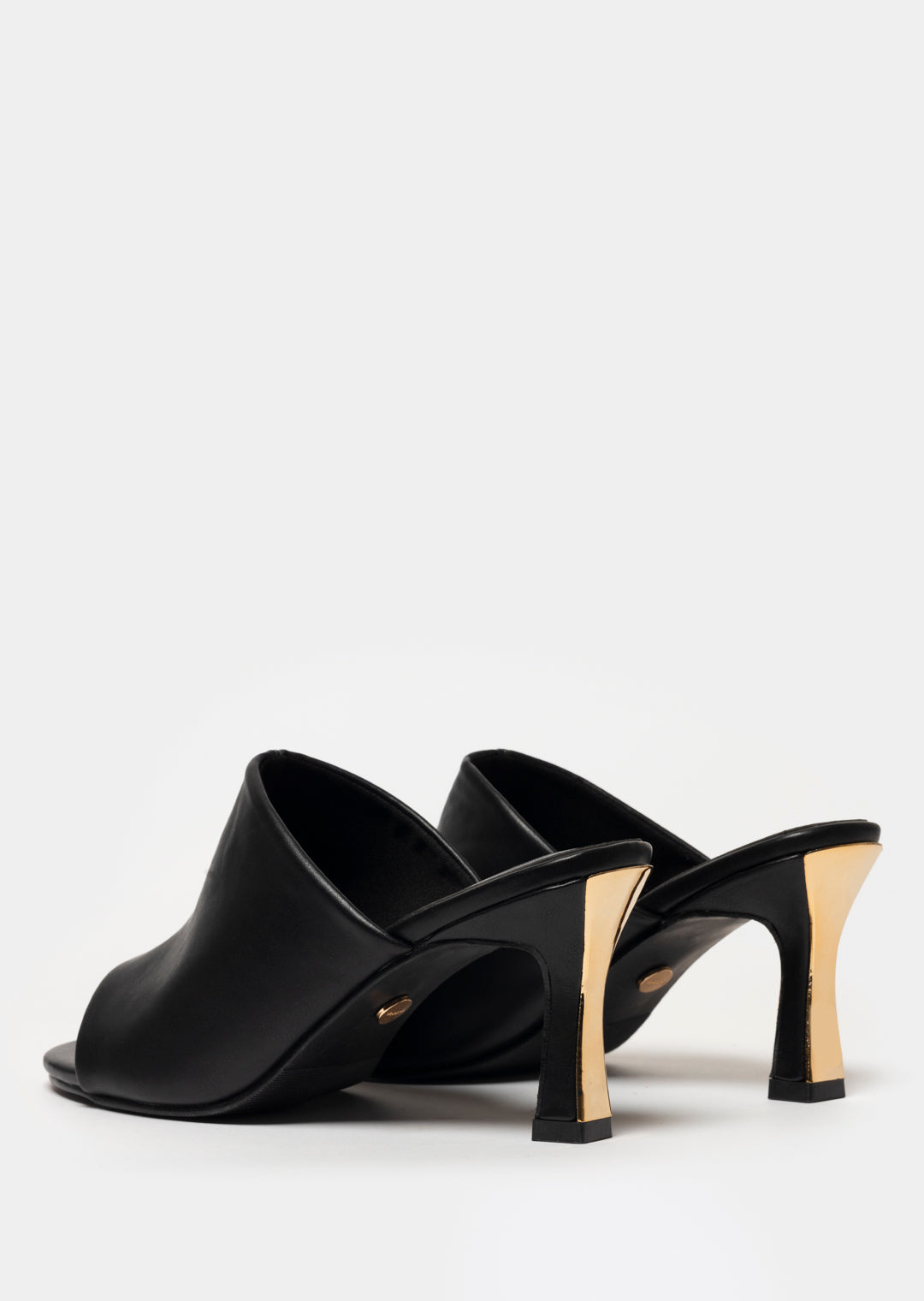 Elle Mule Heel _ 166590 _ Black Grindel