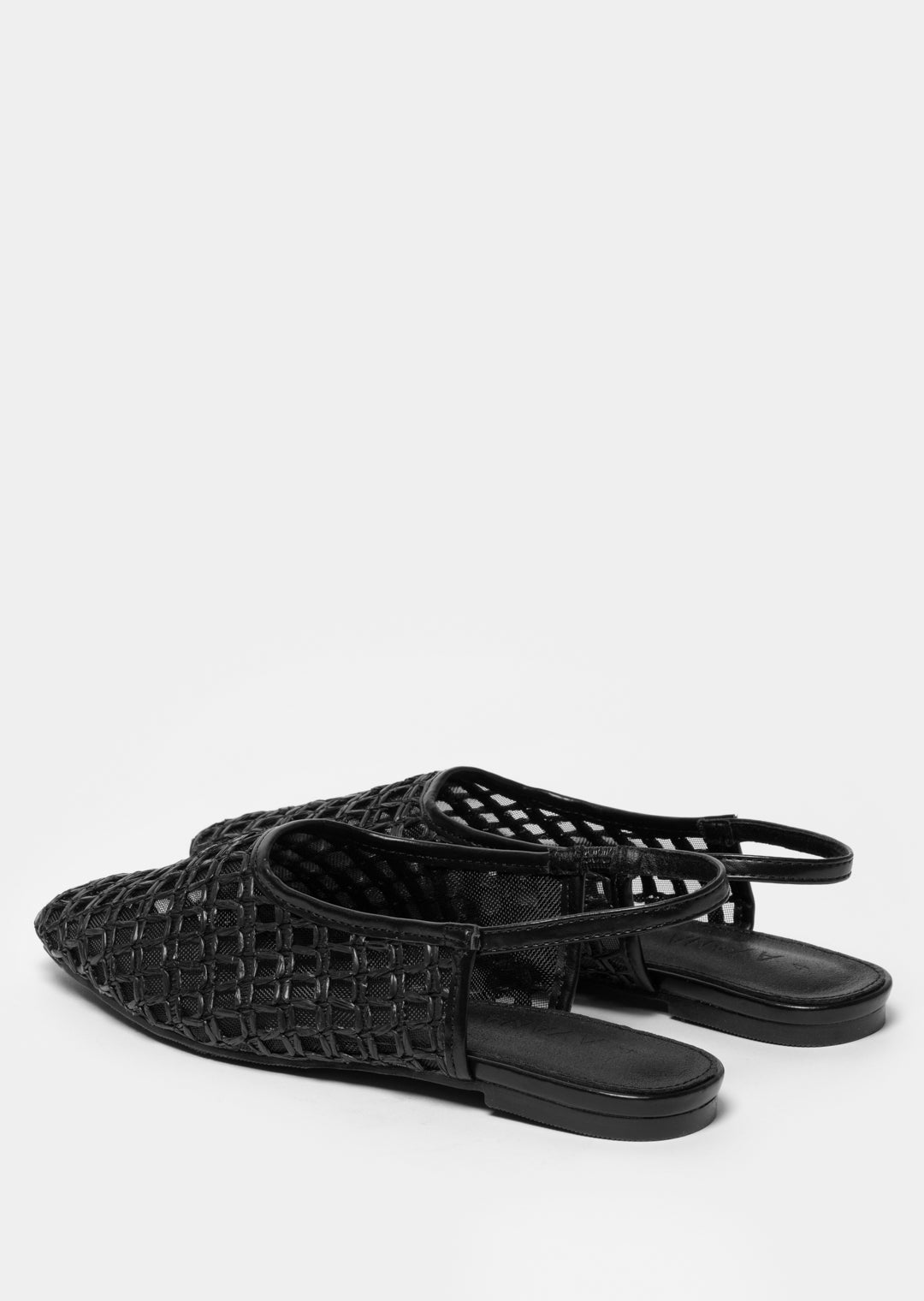 Keletso Weave Slingback _ 166016 _ Black Texture