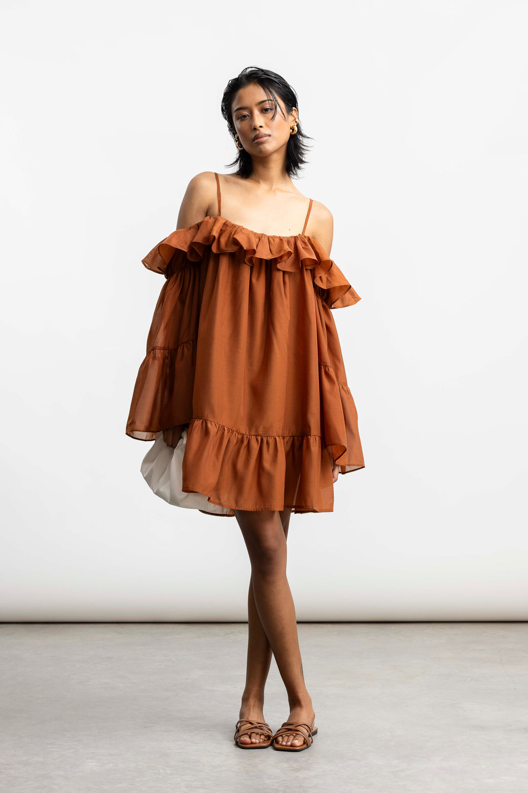 Stevie Babydoll Mini _ 168297 _ Brown  AYANA