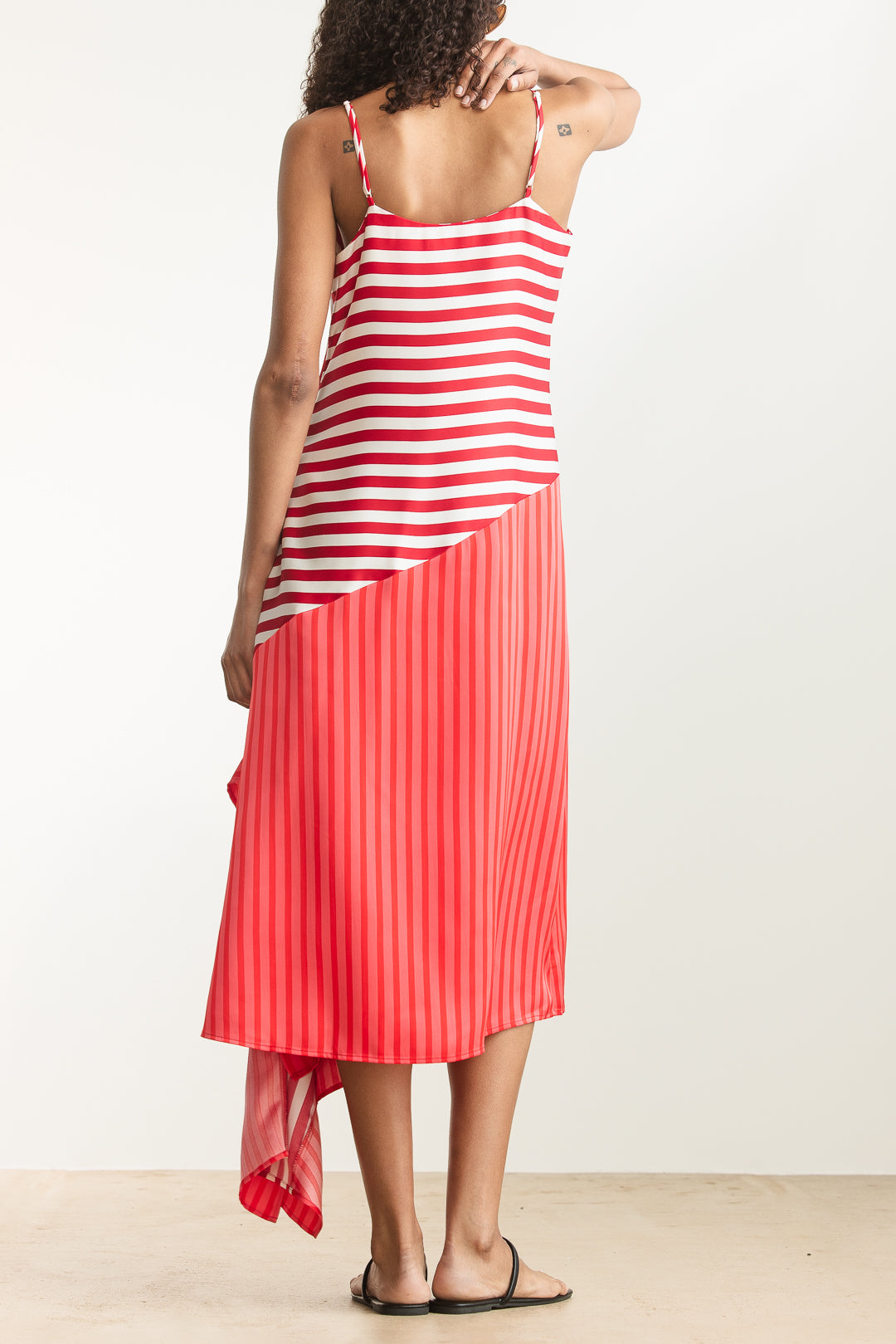 Alani Asymmetrical Slip Dress