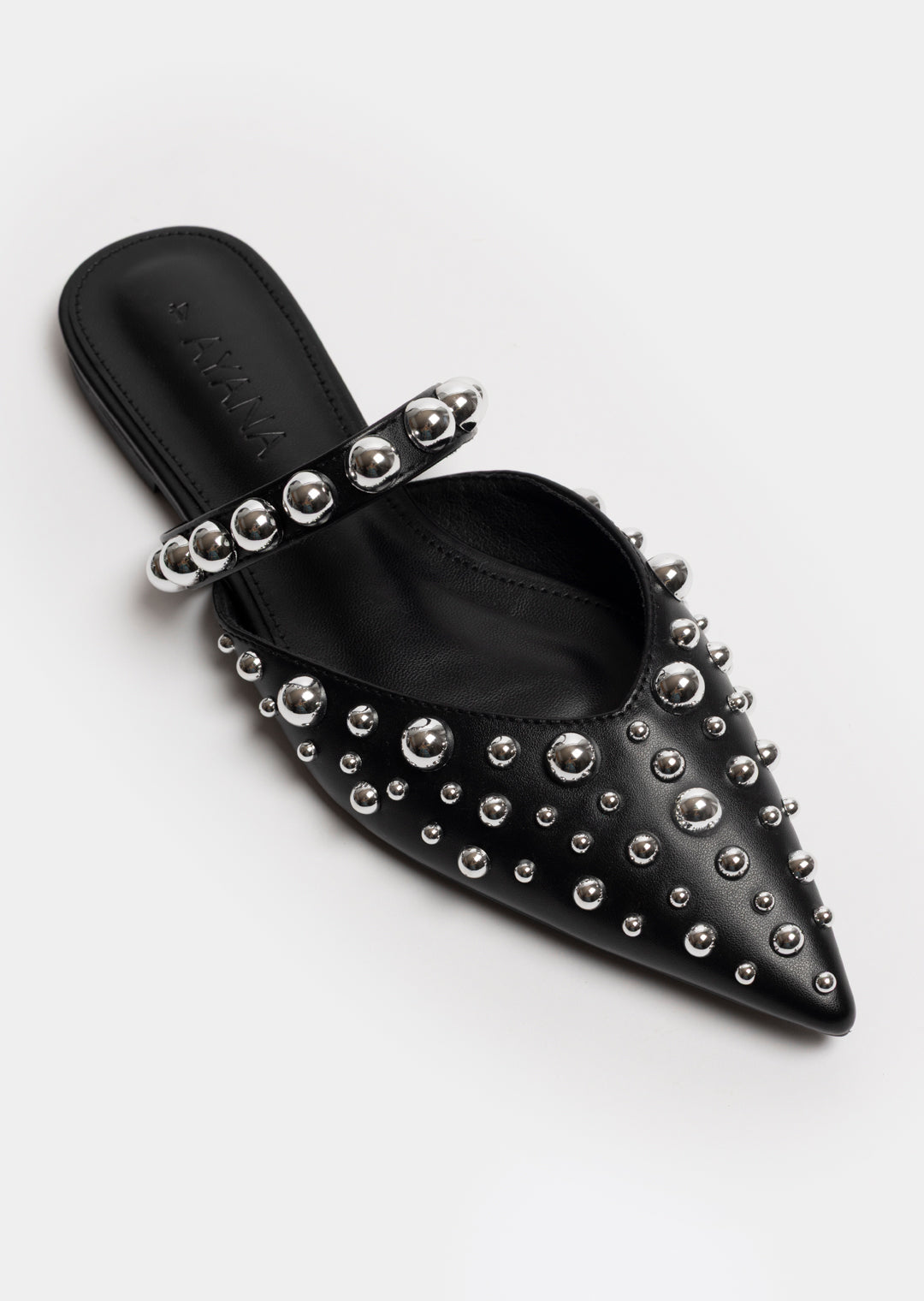 Luleka Studded Pump _ 165572 _ Black Texture
