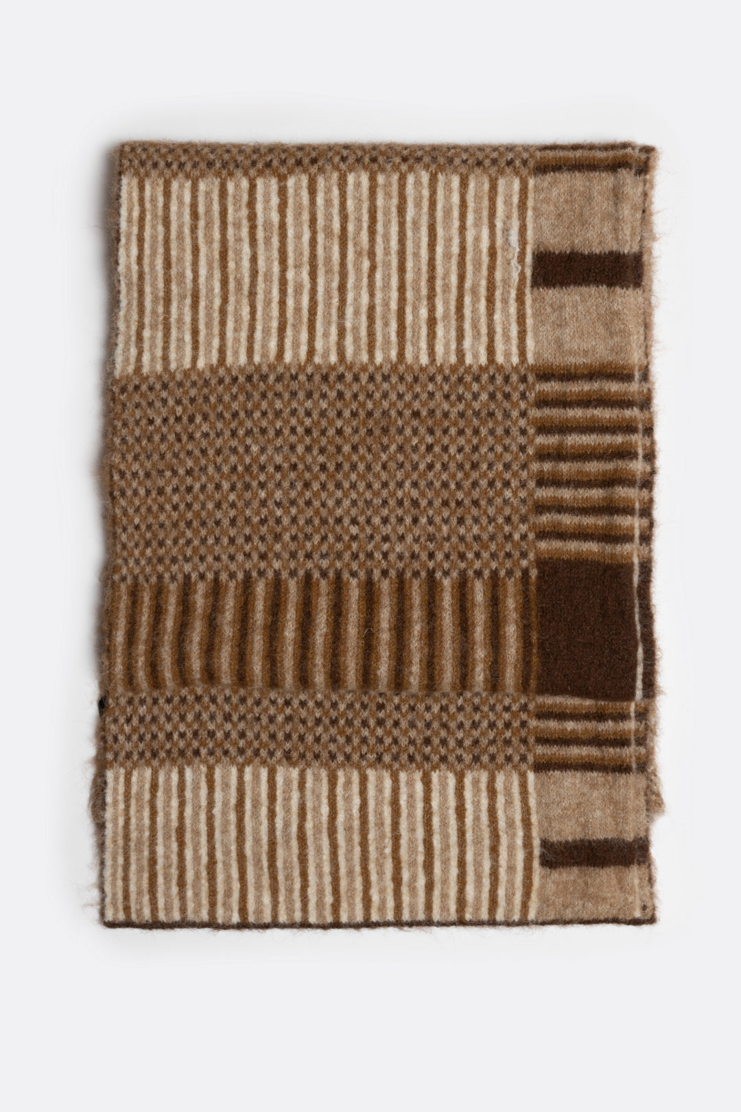 Ally Rib Scarf _ 161847 _ Brown