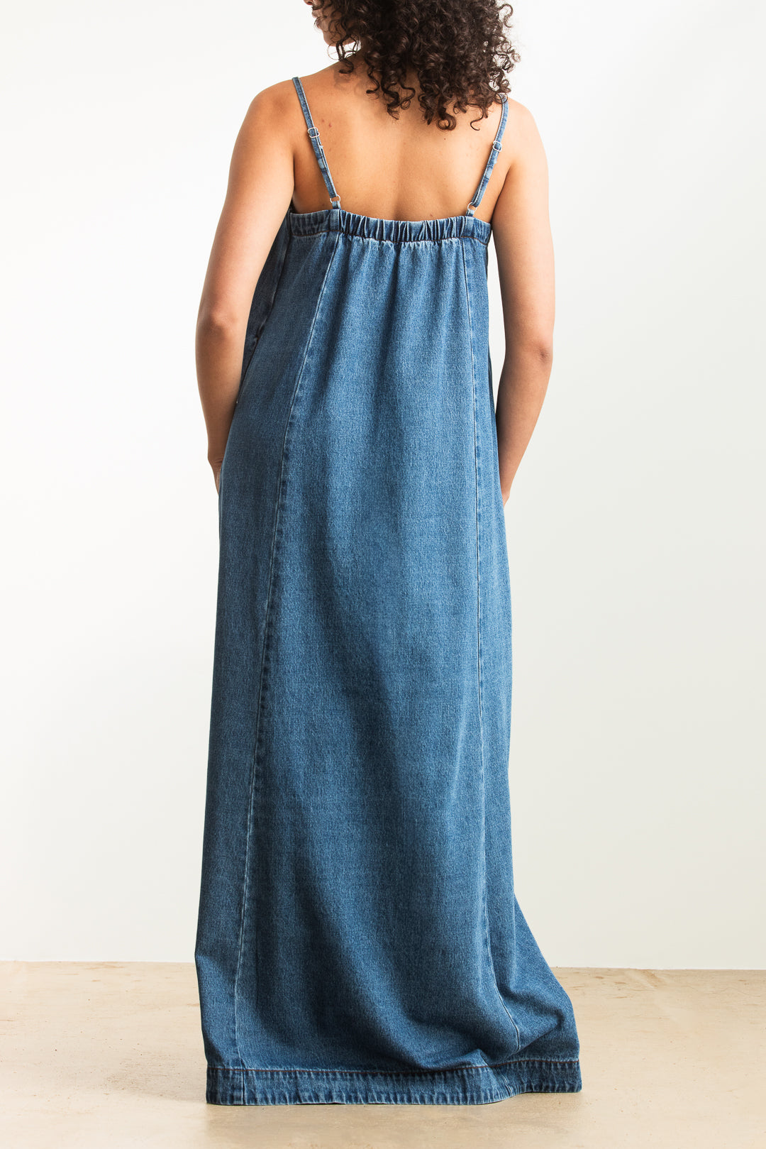 Zandile Denim Trapeze Maxi