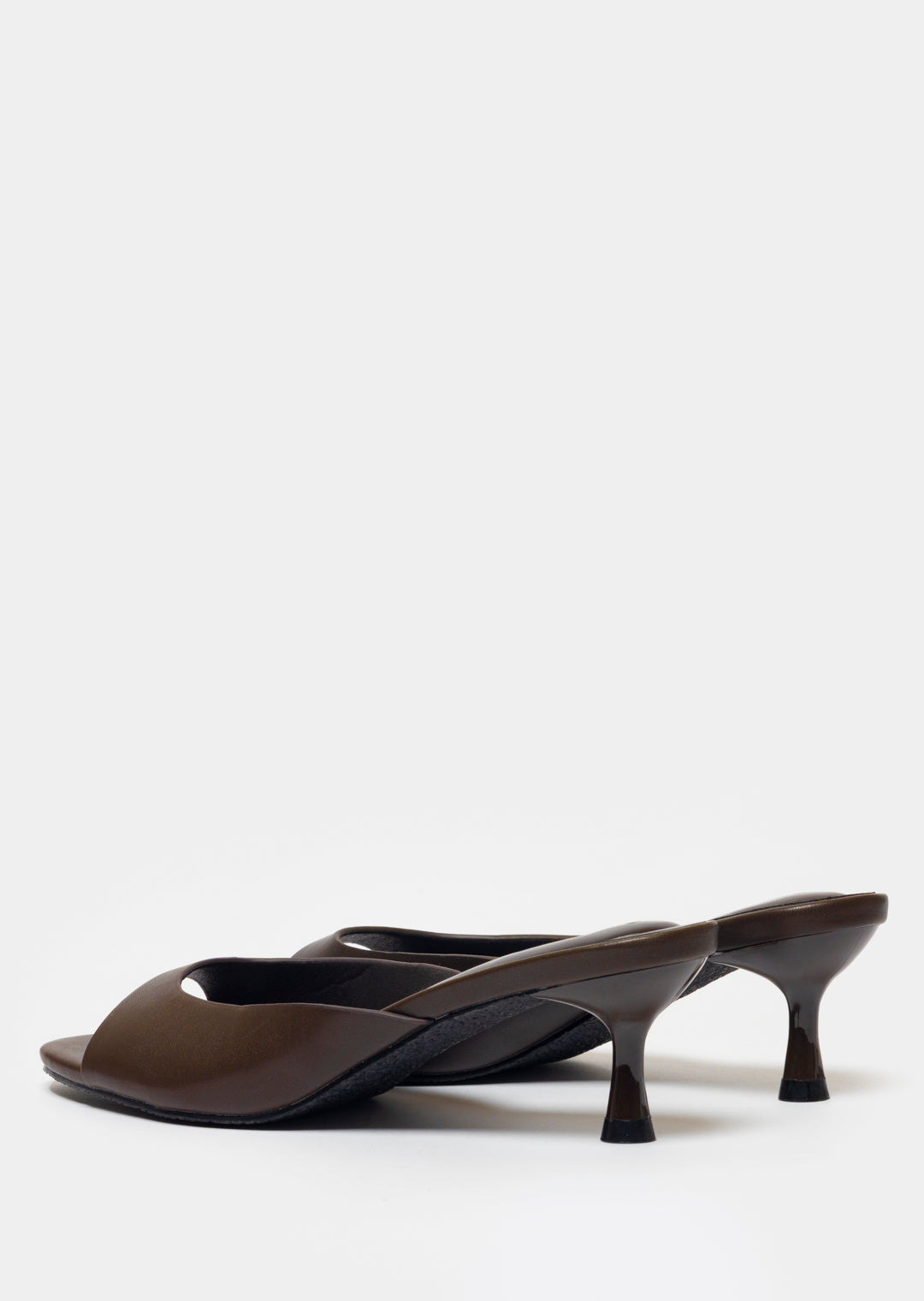 Jean Mule Heel _ 168080 _ Chocolate