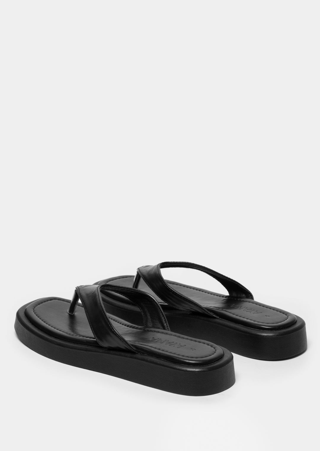 Lufuno Thong Sandal _ 168063 _ Black Texture