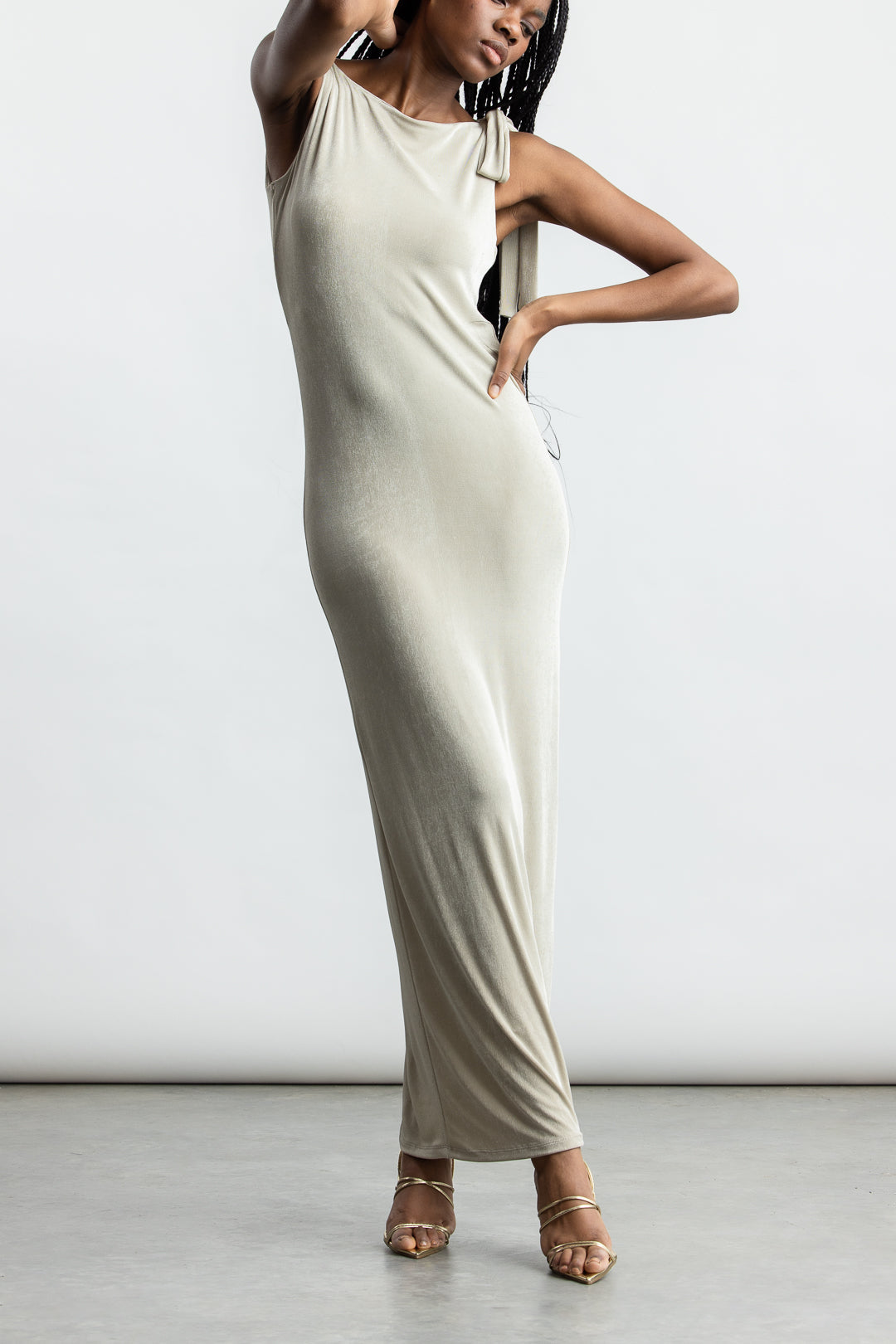 Parker Bodycon Maxi _ 168253 _ Sage