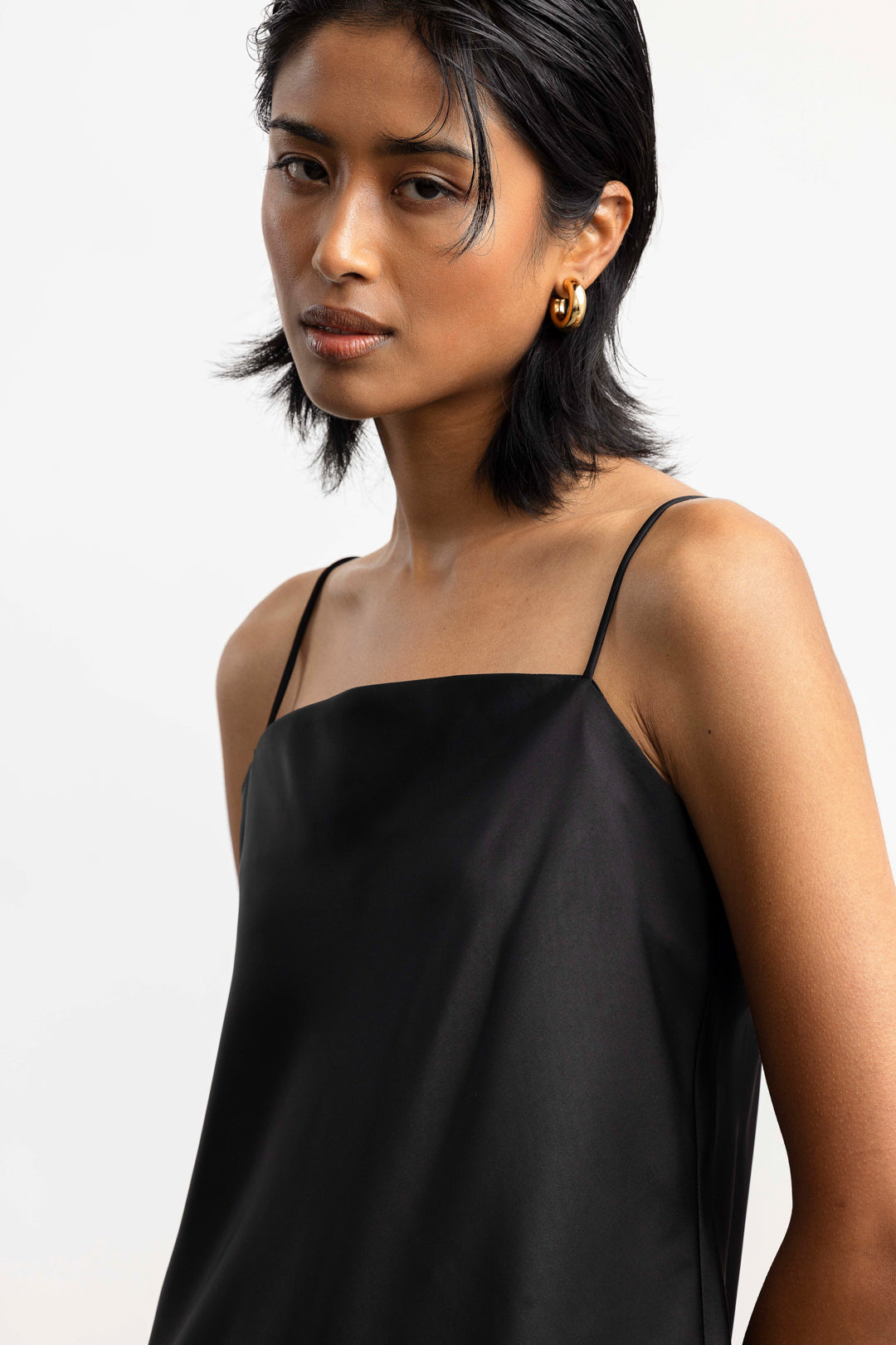 Nokuthula Satin Mini _ 167873 _ Black Texture