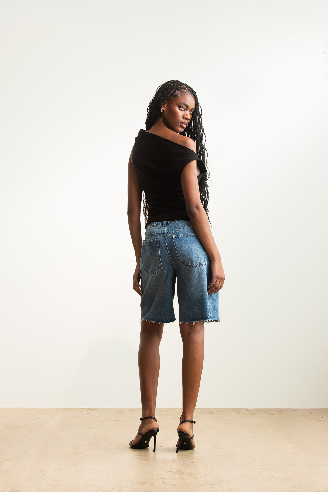 Lutendo Denim Bermuda Short