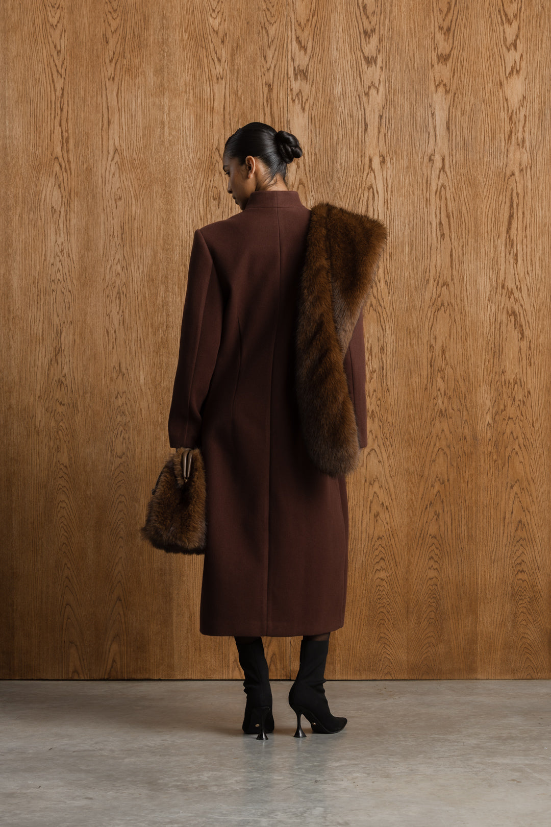 Maia High Collar Coat