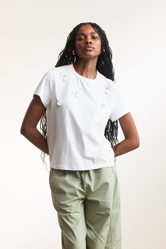 Caryn 3D Floral T-Shirt