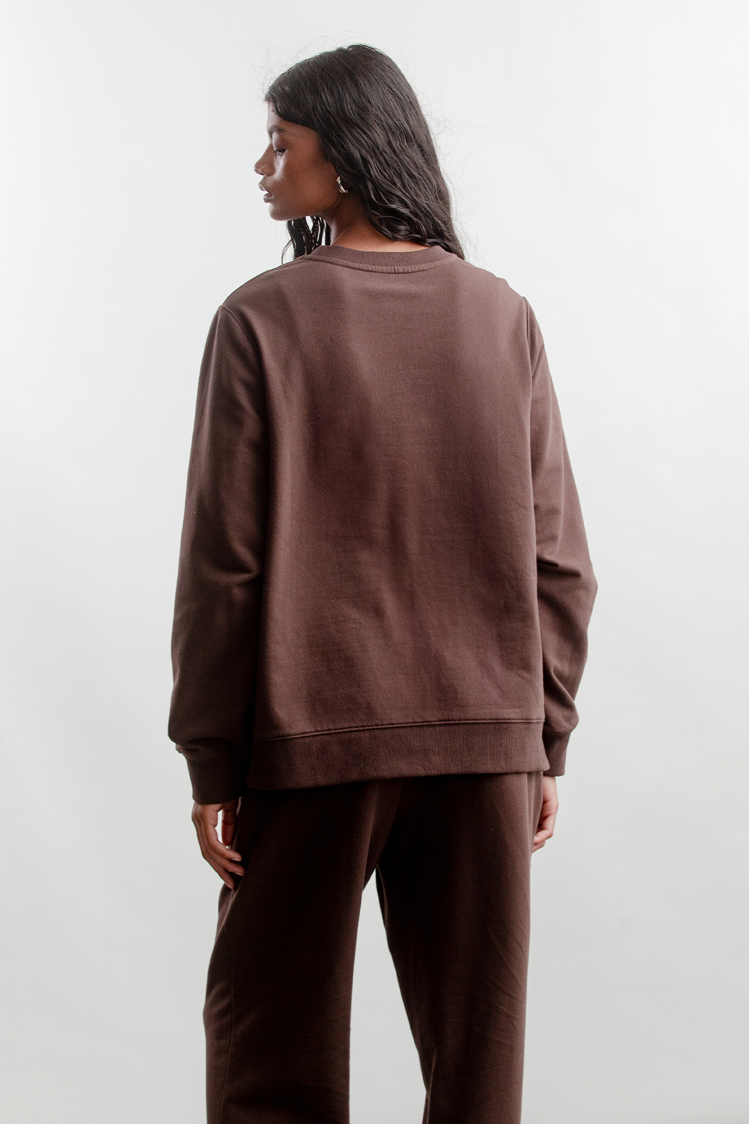 Hannah Sweatshirt _ 160330 _ Chocolate