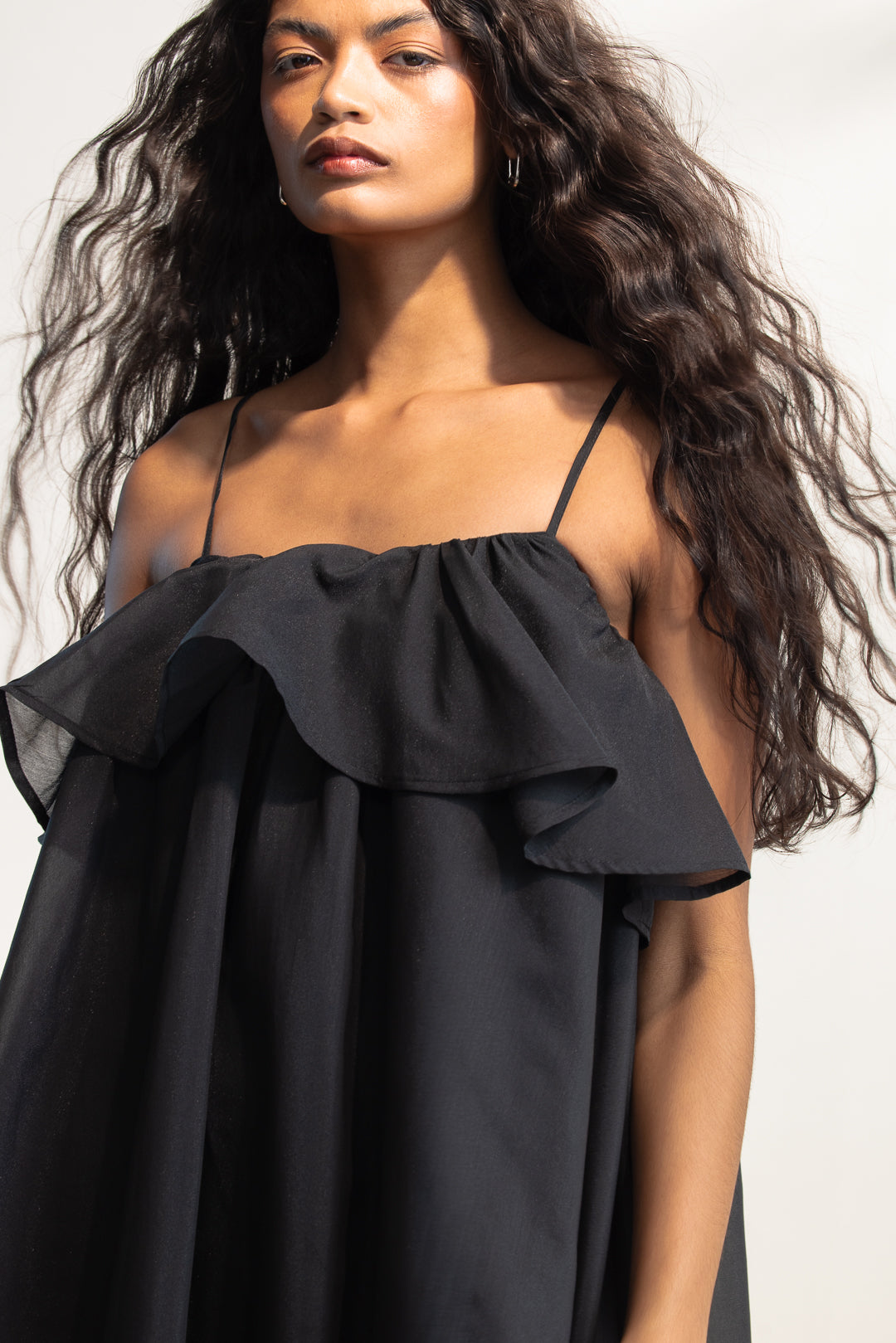 Lumka Ruffle Trapeze Maxi