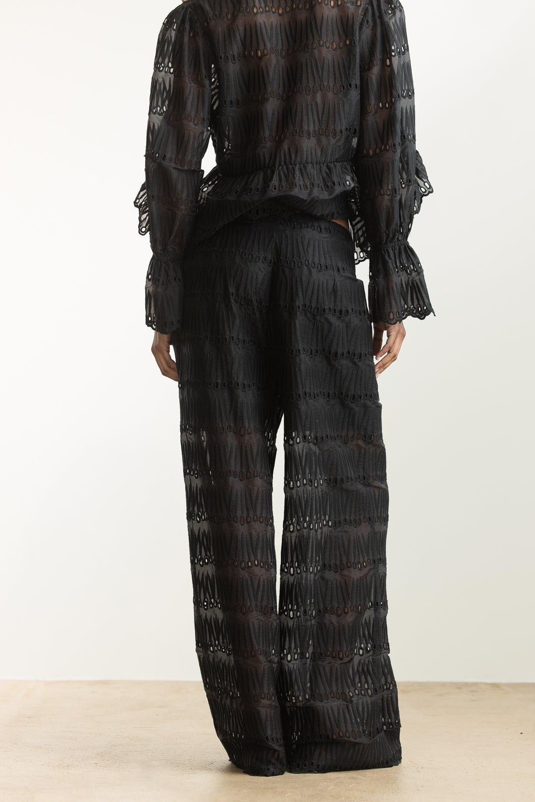Naledi Embroidered Wide Leg Pants