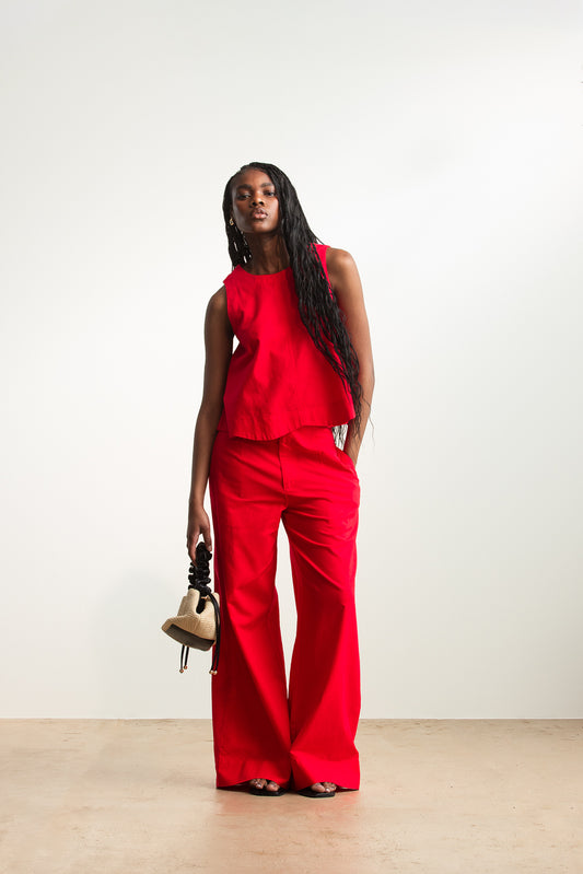 Ilhaam Structured Straight Leg