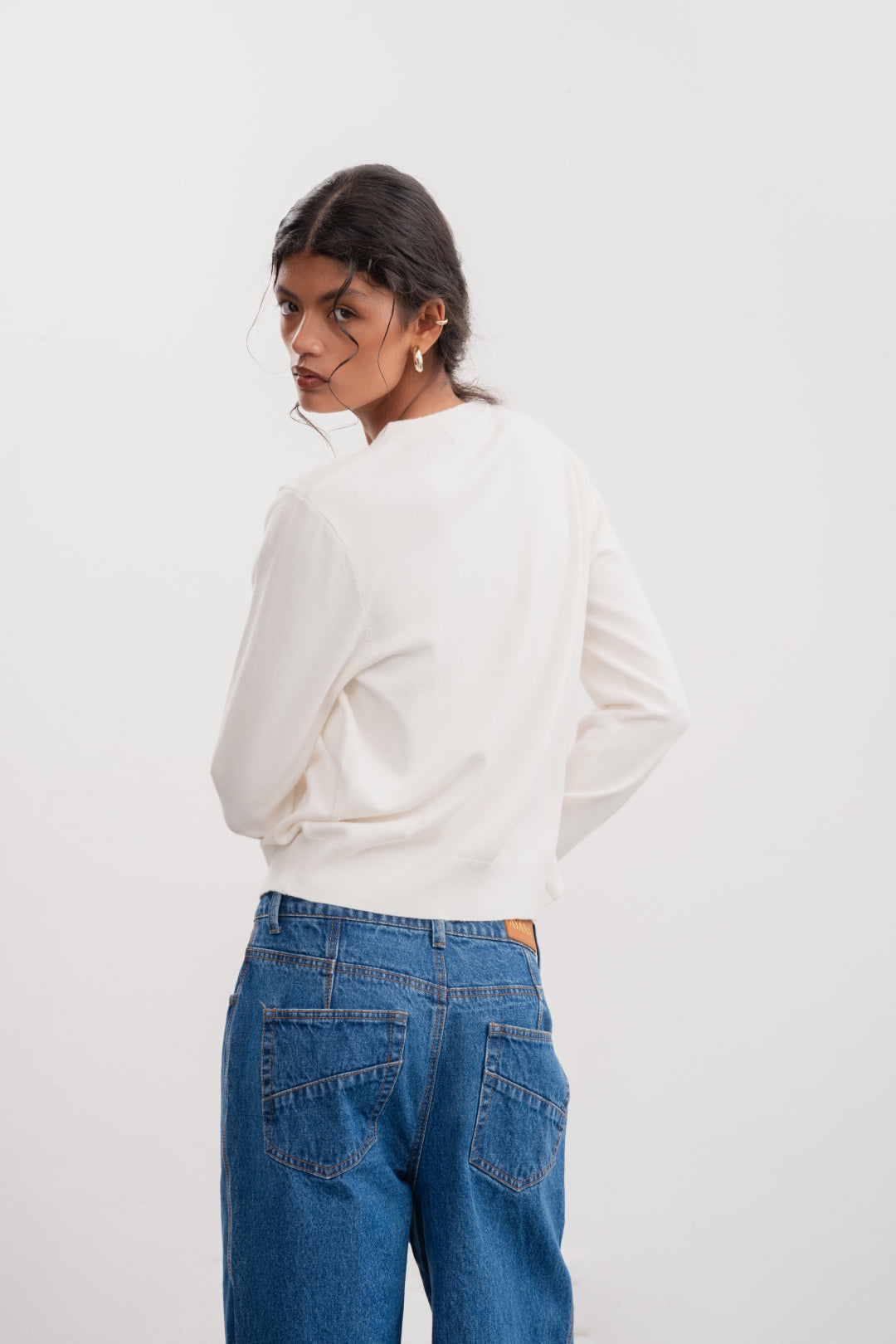 Billie Cardigan _ 158779 _ Cream