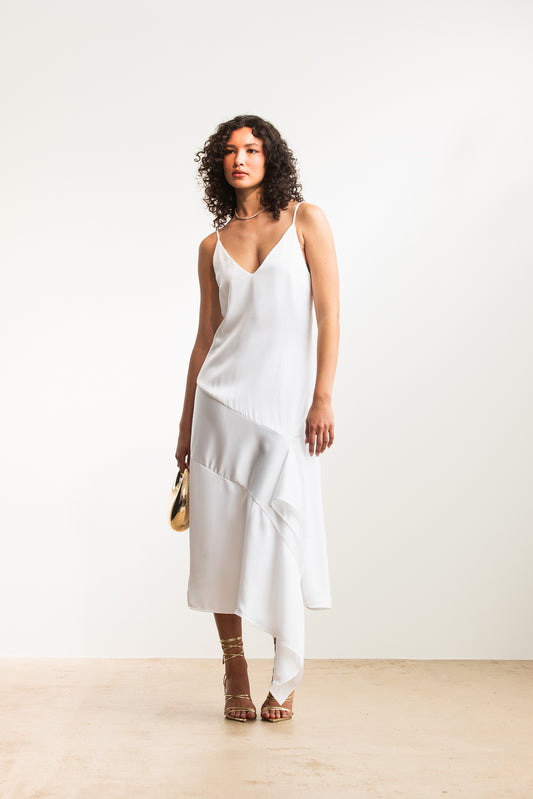 Alani Asymmetrical Slip Dress