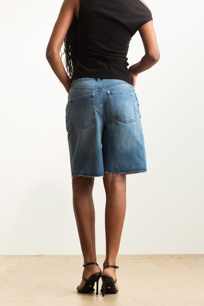 Lutendo Denim Bermuda Short