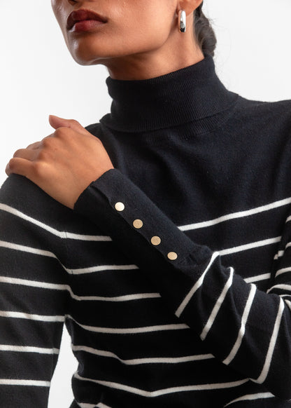 Quinn Poloneck _ 157618 _ Black Texture