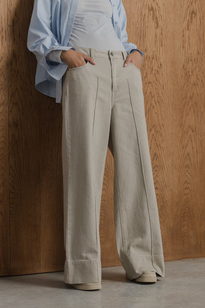 Una Pinline Wide Leg Denim