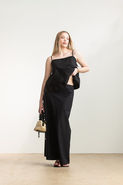 Amanda A-Line Maxi Skirt