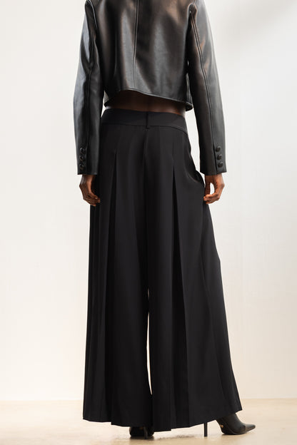 Eleni Inverted Pleat Wide Leg
