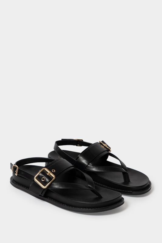 Abby Toe-Thong Sling-Backs