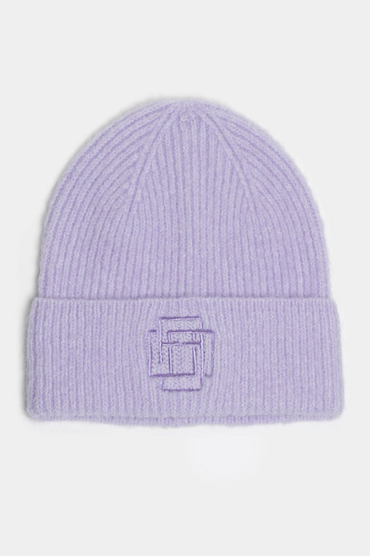 Thalita Rib Beanie _ 163285 _ Lilac