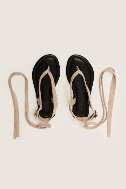 Masande Leather Wrap Sandal