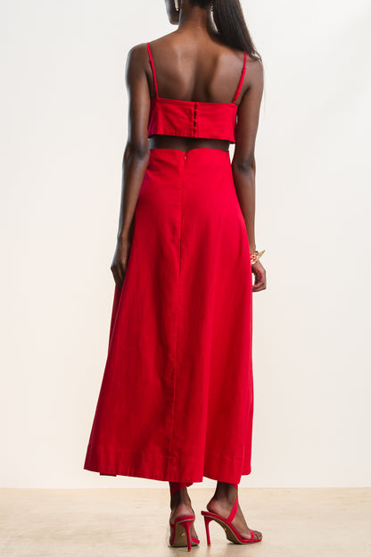 Teresa Cutout Midi Dress