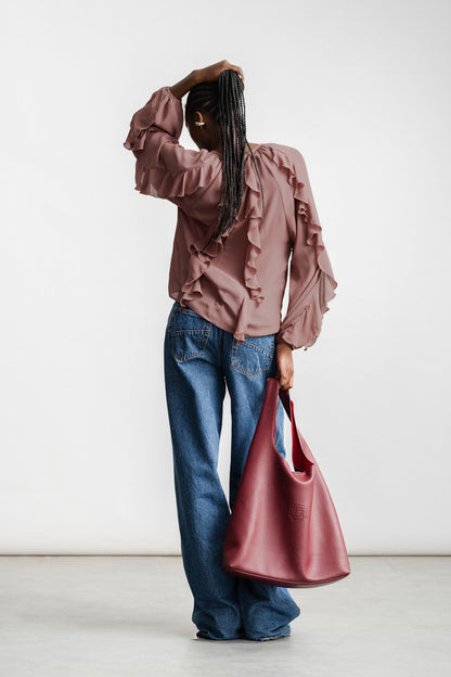 Eli Frill Blouse _ 163839 _ Dusty Pink