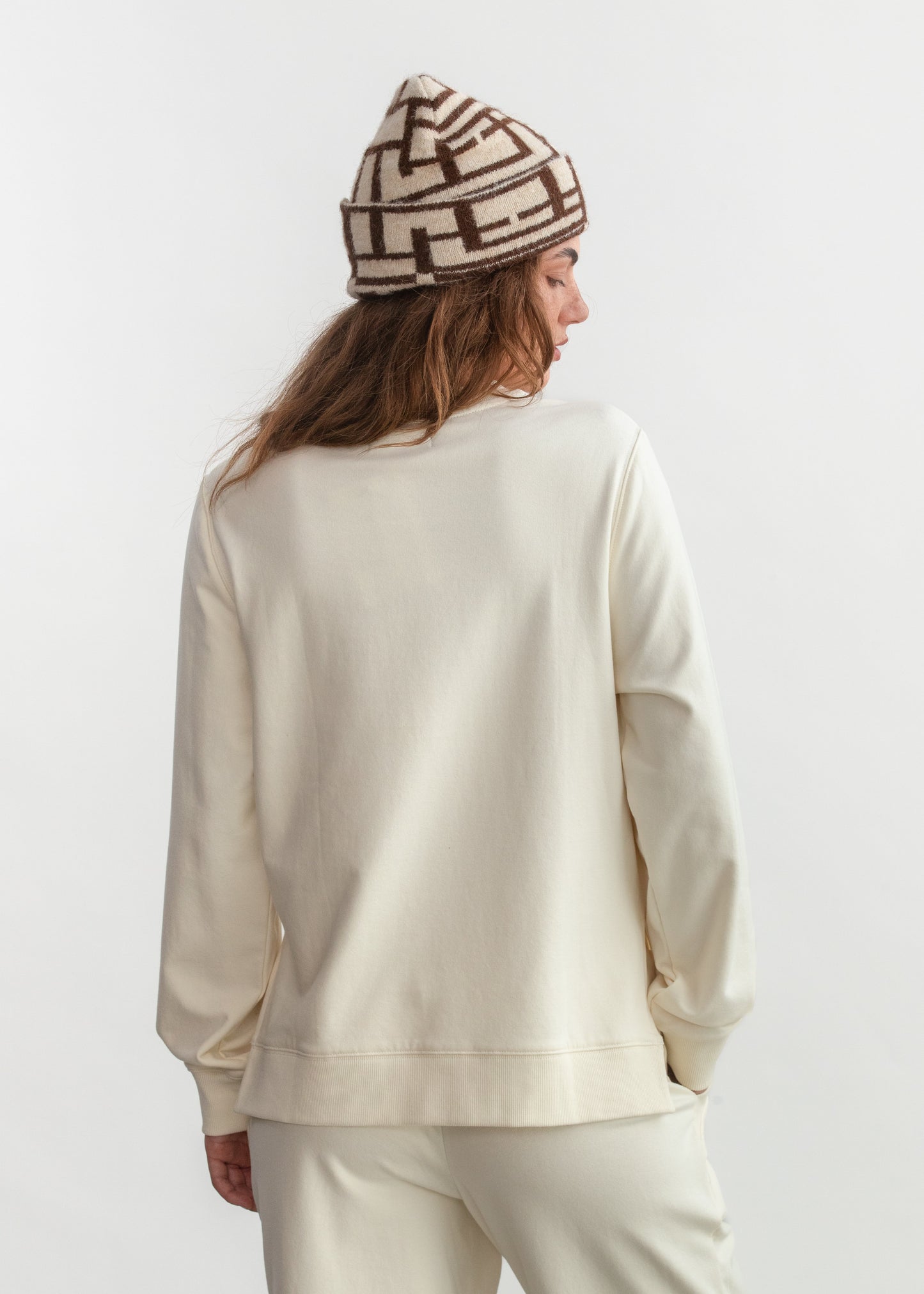 Hannah Sweatshirt _ 160331 _ Ecru